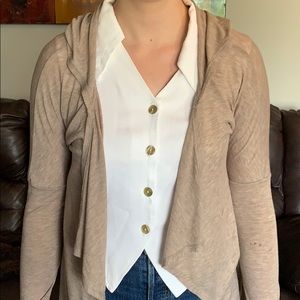 Light tan cardigan